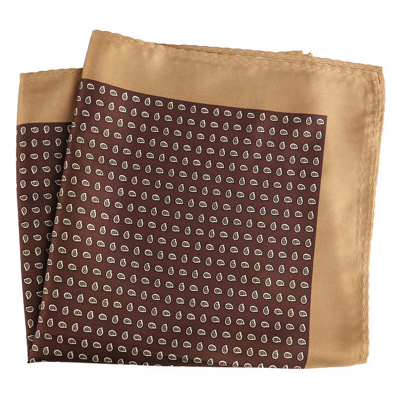 Dotted Pattern silk Pocket Square