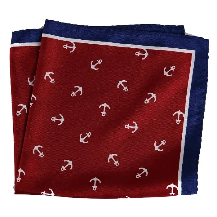 Anchored Pattern Pocket Square
