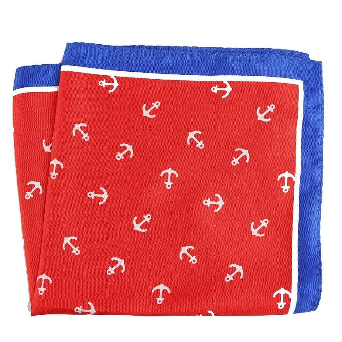 Anchored Pattern Pocket Square