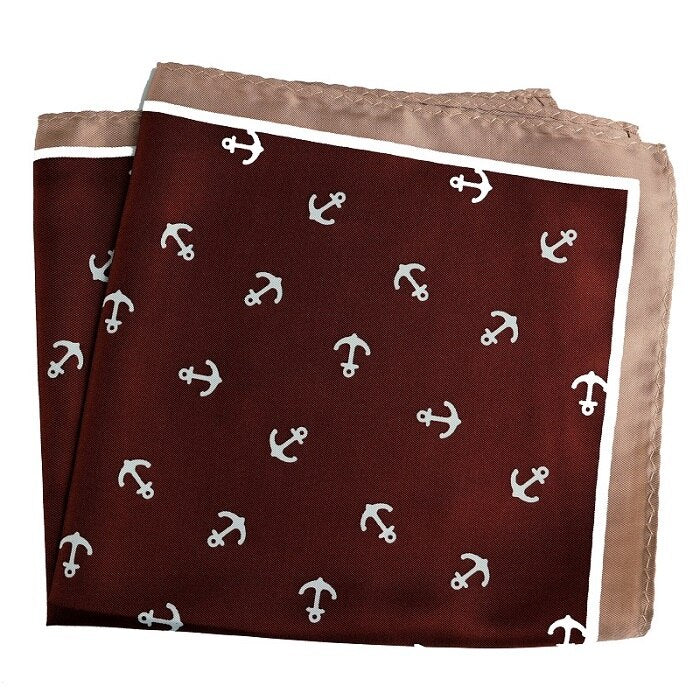 Anchored Pattern Pocket Square