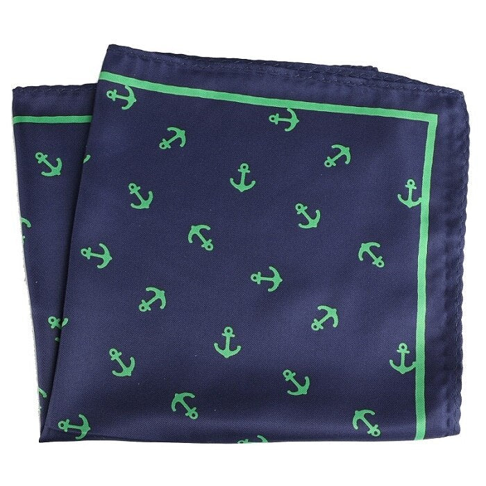 Anchored Pattern Pocket Square
