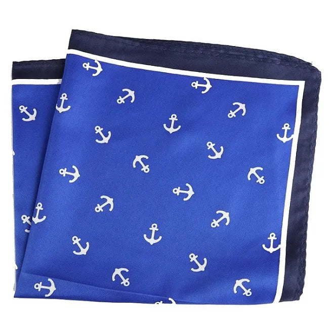 Anchored Pattern Pocket Square