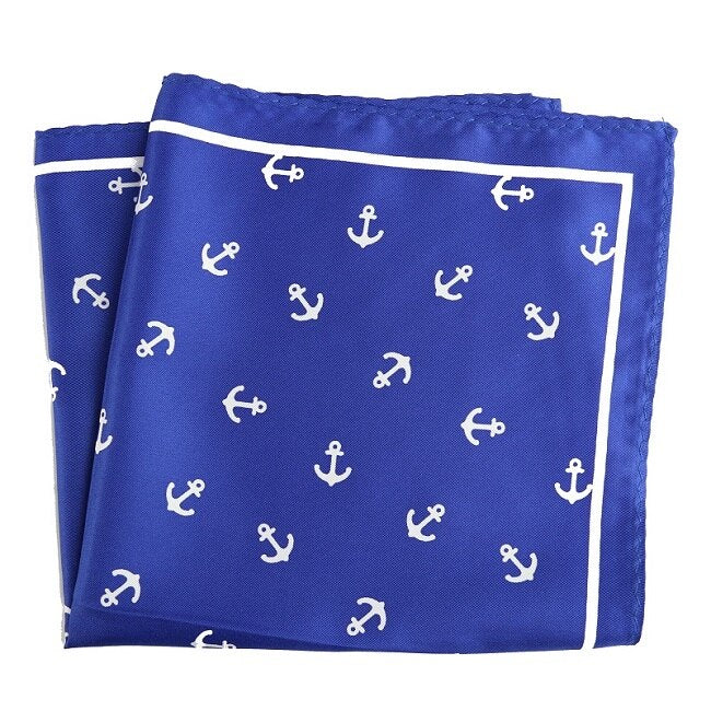 Anchored Pattern Pocket Square