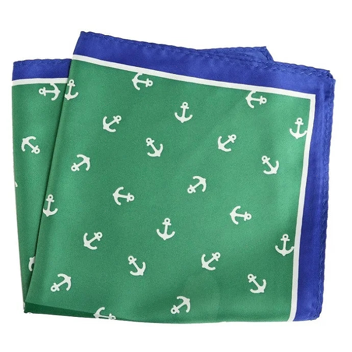 Anchored Pattern Pocket Square