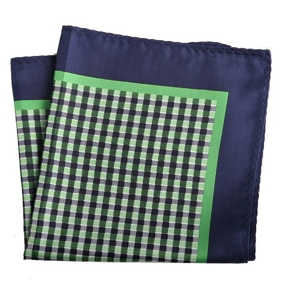 Checkered Pattern Pocket Square