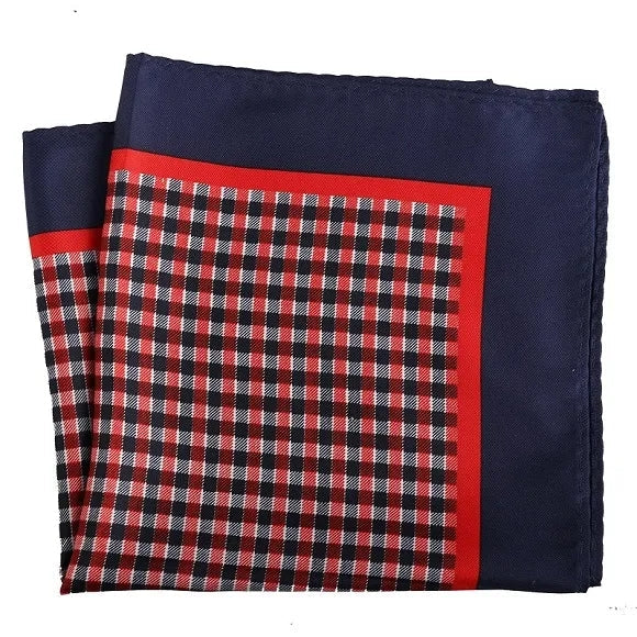 Checkered Pattern Pocket Square