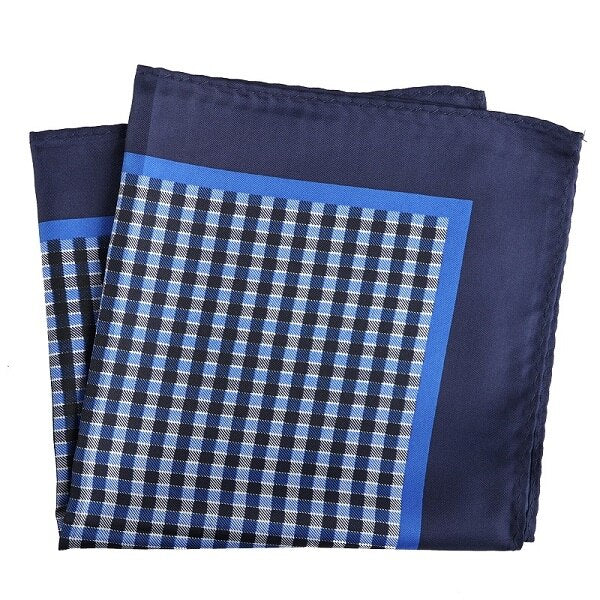 Checkered Pattern Pocket Square