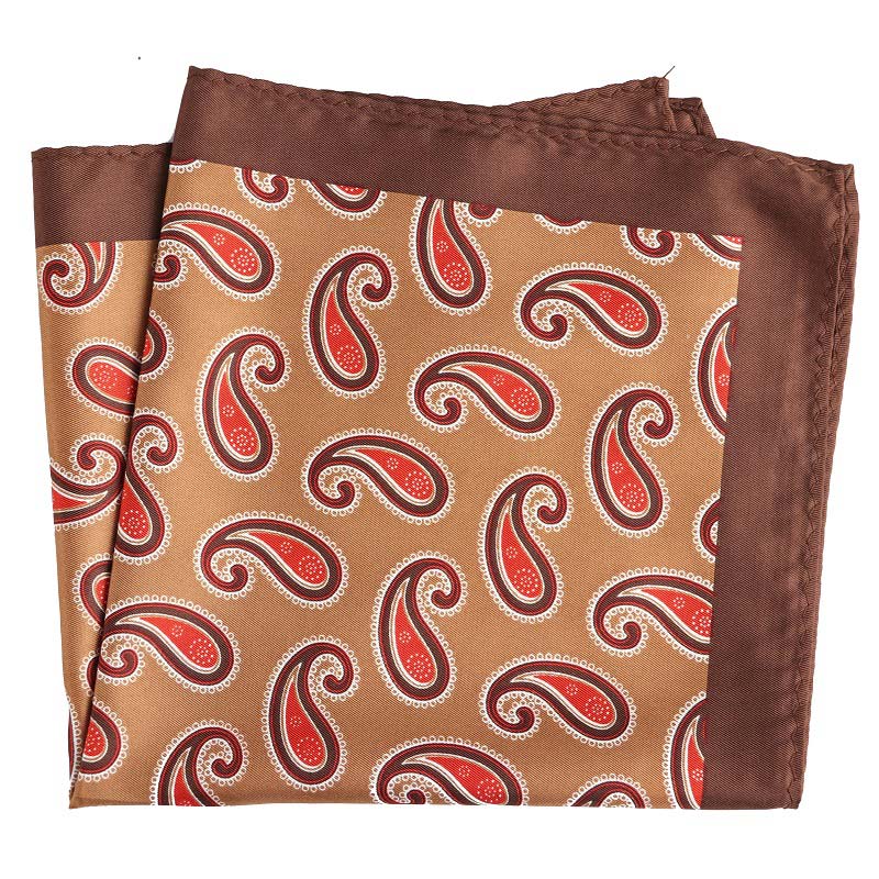 Bohemian Paisley Pocket Square