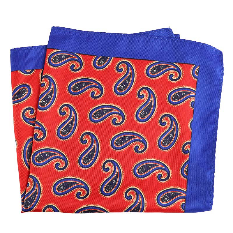 Bohemian Paisley Pocket Square