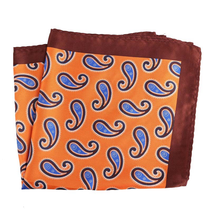Bohemian Paisley Pocket Square